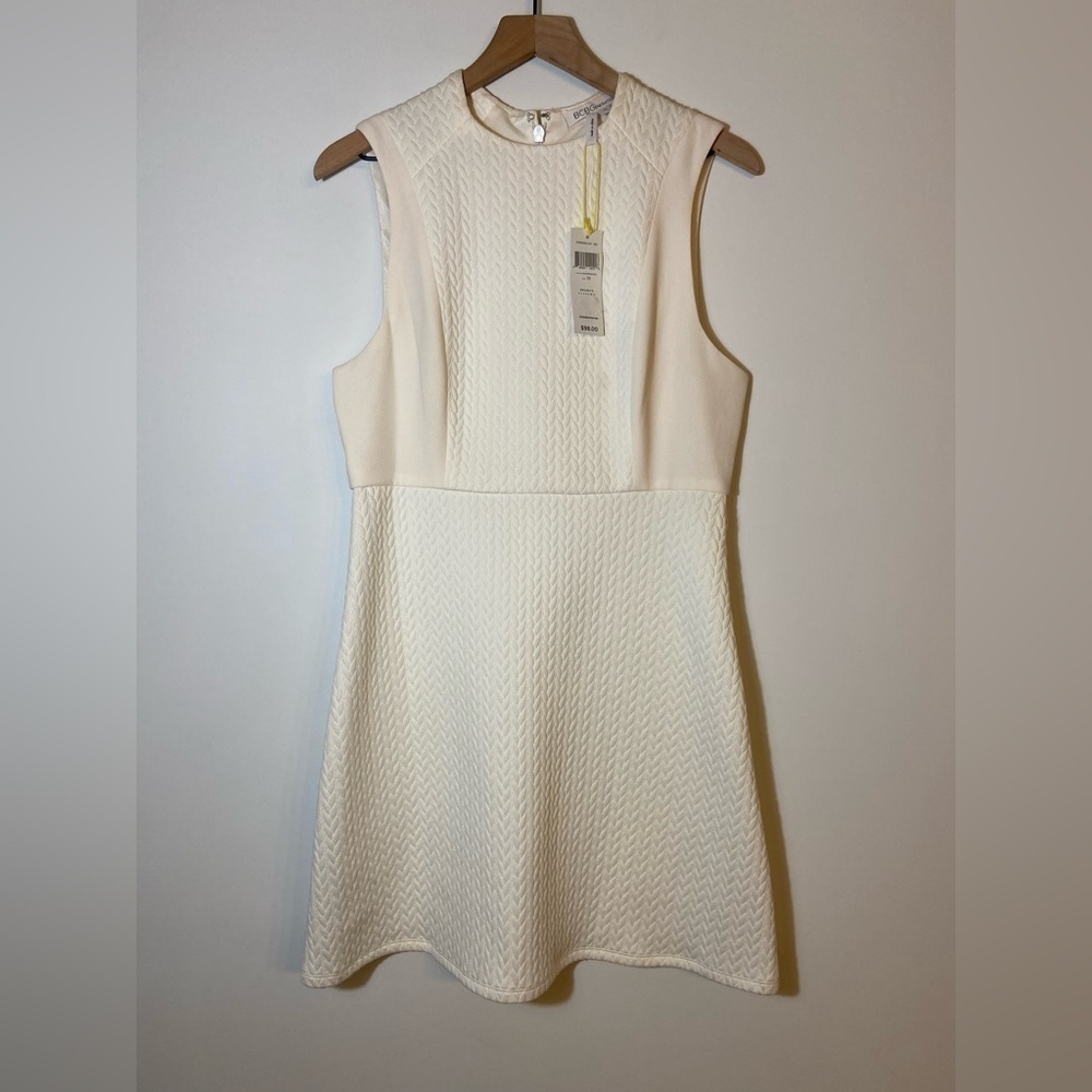 Bcbgeneration Women Ivory Casual Dress Size 10 New NWT